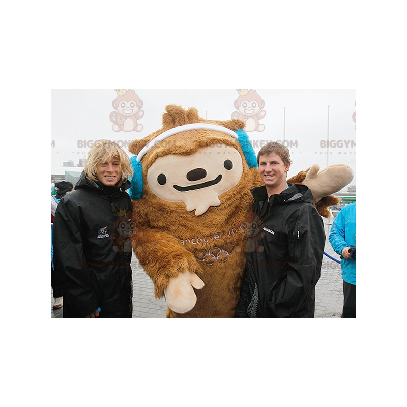 Quatchi Brown Yeti BIGGYMONKEY™ maskotkostume Vancouver