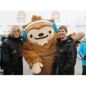 Quatchi Brown Yeti Kostium maskotki BIGGYMONKEY™ Vancouver