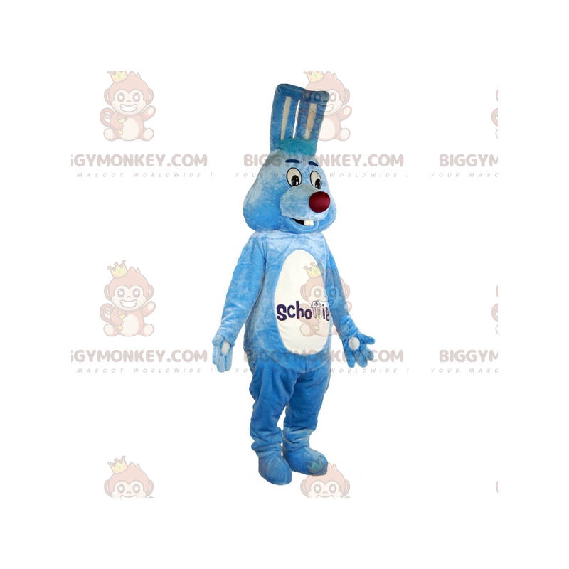 Sød og venlig blå og hvid kanin BIGGYMONKEY™ maskotkostume - Sød og venlig blå og hvid kanin BIGGYMONKEY™ maskotkostume -