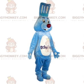 Leuk en vriendelijk blauw en wit konijn BIGGYMONKEY™