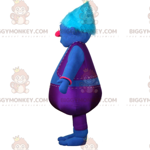 Funny Plump Giant Blue M&M's BIGGYMONKEY™ Mascot Sizes L (175-180CM)