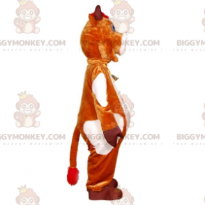 Realistische grappige bruine en witte koe BIGGYMONKEY™ mascottekostuum - Koe mascottes - BIGGYMONKEY_06893 - BiggyMonkey.com