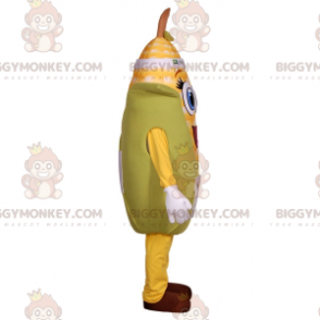 Kostým BIGGYMONKEY™ Maskot Obří kukuřičný klas s modrýma očima