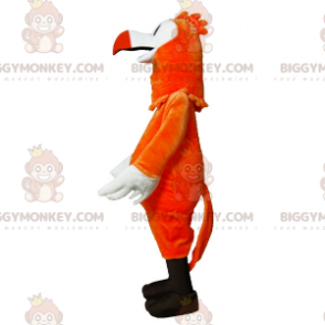 Orange and White Bird BIGGYMONKEY™ Mascot Costume - Bird mascot - BIGGYMONKEY_06920 - BiggyMonkey.com