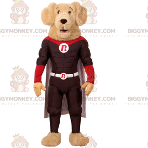 BIGGYMONKEY™ Super Muscular Dog Mascot Costume In Superhero