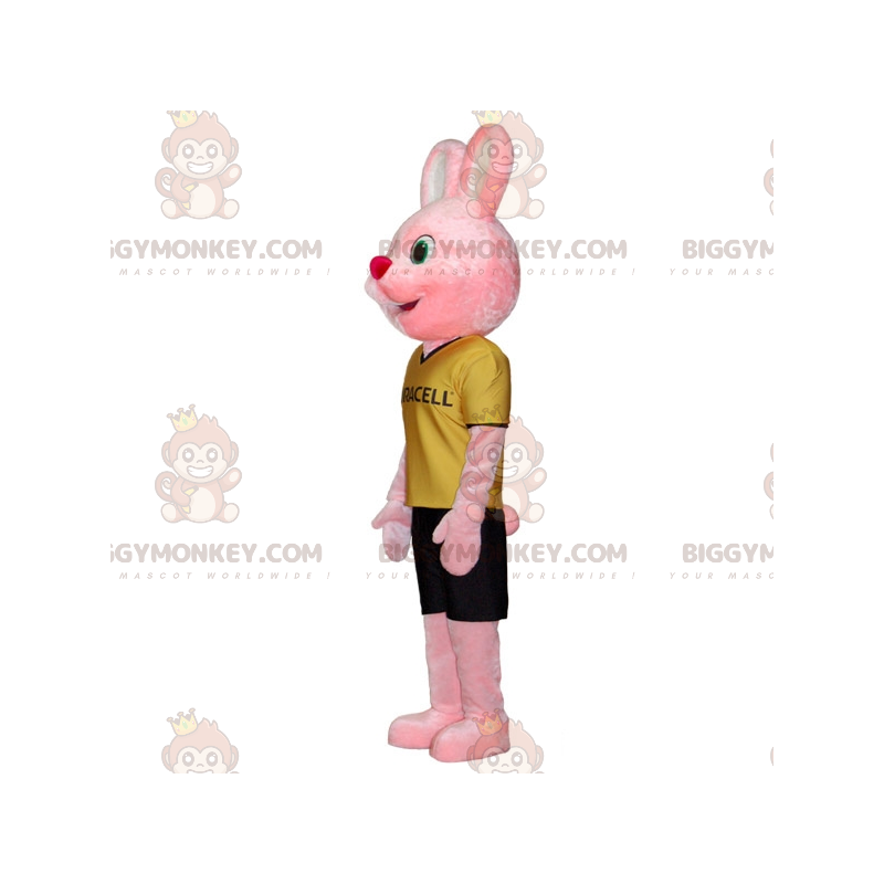 Costume de mascotte BIGGYMONKEY™ de lapin rose de la marque Costume de mascotte BIGGYMONKEY™ de lapin rose de la marque