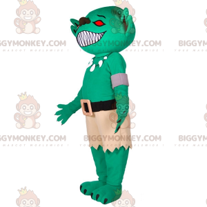 Costume de mascotte BIGGYMONKEY™ d'extra-terrestre vert d'alien