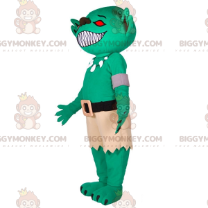 Στολή μασκότ Monster Alien Green Alien BIGGYMONKEY™ -