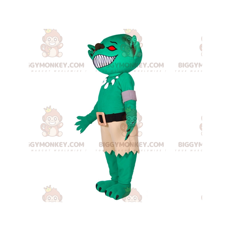 Kostým maskota Monster Alien Green Alien BIGGYMONKEY™ – Kostým maskota Monster Alien Green Alien BIGGYMONKEY™ –