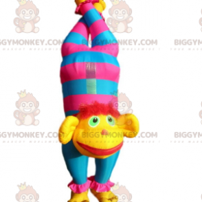 Costume da mascotte gonfiabile BIGGYMONKEY™ con scimmia da circo con testa capovolta - Mascotte di scimmie - BiggyMonkey.com