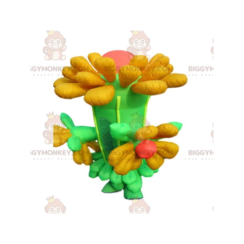 Disfraz de Mascota BIGGYMONKEY™ de Flor Inflable Gigante. traje Disfraz de Mascota BIGGYMONKEY™ de Flor Inflable Gigante. traje