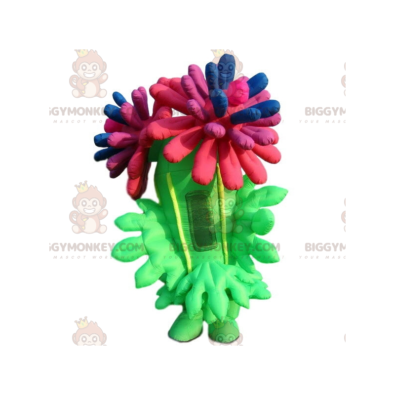 Inflatable Flower BIGGYMONKEY™ Mascot Costume. giant colorful Inflatable Flower BIGGYMONKEY™ Mascot Costume. giant colorful