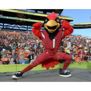 Red Black and Yellow Bird BIGGYMONKEY™ Mascot Costume -