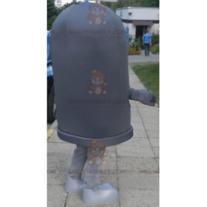Kostým maskota Giant Black Bin BIGGYMONKEY™. Kostým maskota popelnice BIGGYMONKEY™ - Maskoti předmětů - BiggyMonkey.com