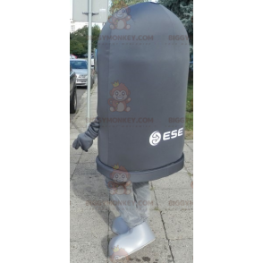 Στολή μασκότ Giant Black Bin BIGGYMONKEY™. Dumpster Cosume -