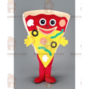 Kostým maskota obřího plátku pizzy BIGGYMONKEY™ –
