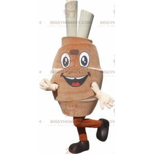 Costume de mascotte BIGGYMONKEY™ de ribs de porc de morceau de