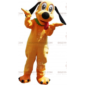 Fantasia de mascote do famoso cão amarelo Plutão BIGGYMONKEY™