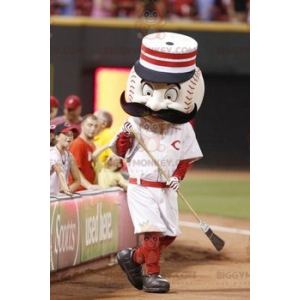 Costume de mascotte BIGGYMONKEY™ de balle de baseball géante -