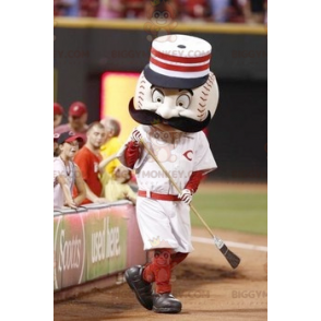 Costume de mascotte BIGGYMONKEY™ de balle de baseball géante -