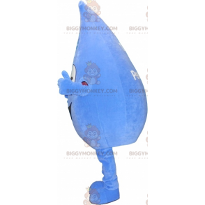 Kæmpe smilende vanddråbe BIGGYMONKEY™ maskotkostume. Vand
