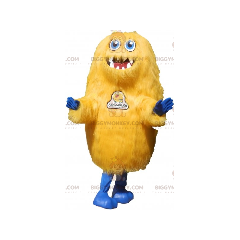 Kostium maskotki Furry Yellow Creature BIGGYMONKEY™. Kostium Kostium maskotki Furry Yellow Creature BIGGYMONKEY™. Kostium