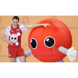 Kostium maskotki obcego czerwonego balonika BIGGYMONKEY™ -