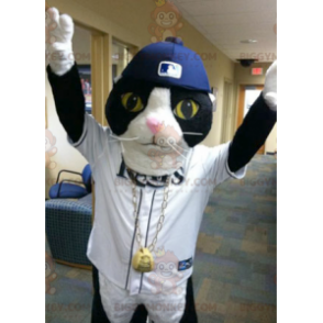 Black and White Cat BIGGYMONKEY™ Mascot Costume -