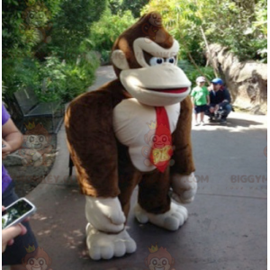 Costume de mascotte BIGGYMONKEY™ de Donkey Kong gorille de jeux