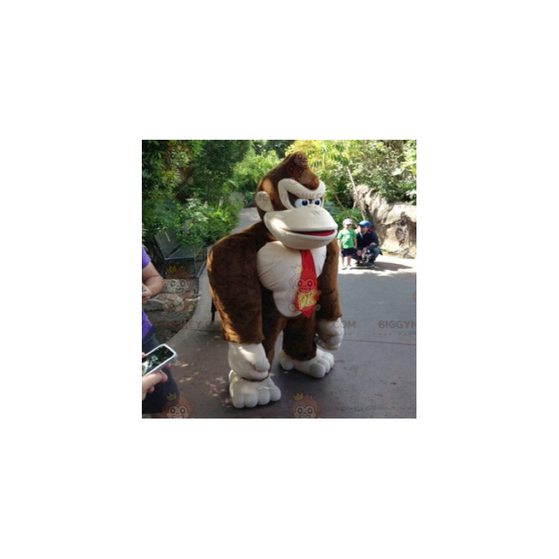 Costume de mascotte BIGGYMONKEY™ de Donkey Kong gorille de jeux Costume de mascotte BIGGYMONKEY™ de Donkey Kong gorille de jeux