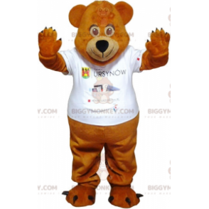 Costume da mascotte marrone Teddy BIGGYMONKEY™ vestito di