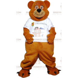 Costume da mascotte marrone Teddy BIGGYMONKEY™ vestito di