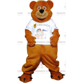 Costume da mascotte marrone Teddy BIGGYMONKEY™ vestito di