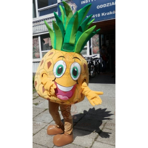 Kostým maskota BIGGYMONKEY™ z obřího žlutého a zeleného