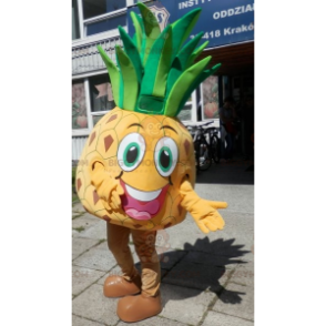 Kostým maskota BIGGYMONKEY™ z obřího žlutého a zeleného