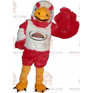 Disfraz de mascota BIGGYMONKEY™ de buitre águila pájaro blanco