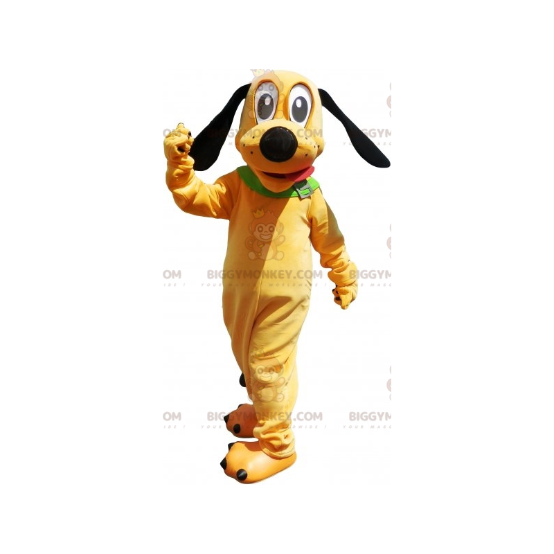 Disney Famous Yellow Dog Pluto BIGGYMONKEY™ Mascot Costume -