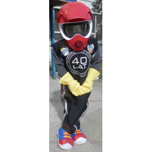 Biker Biker BIGGYMONKEY™ Traje de mascota con mono y casco - Mascotas humanas - BIGGYMONKEY_07049 - BiggyMonkey.com
