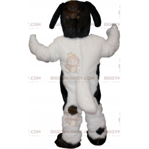 Fantasia de mascote BIGGYMONKEY™ de cachorro peludo branco e
