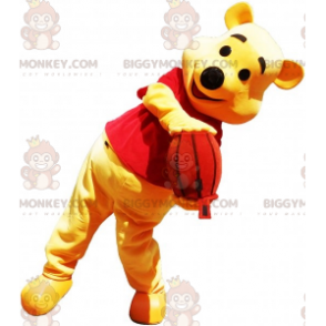 Στολή μασκότ του Winnie the Pooh Famous Cartoon Yellow Bear BIGGYMONKEY™ - Μασκότ διάσημων χαρακτήρων - BiggyMonkey.com