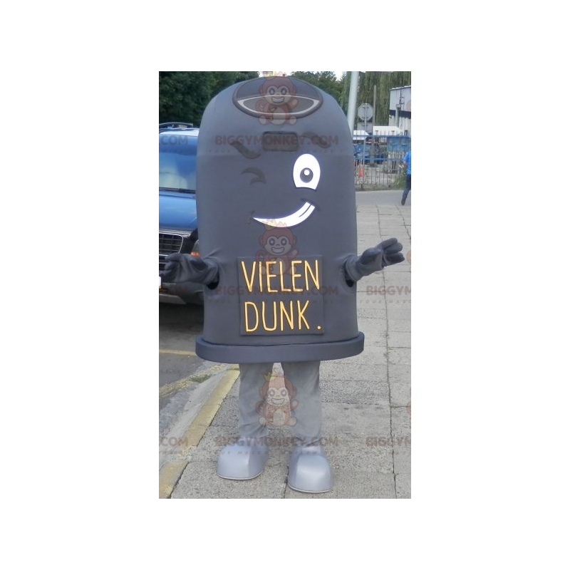 Blinkande svart bin BIGGYMONKEY™ maskotdräkt - BiggyMonkey