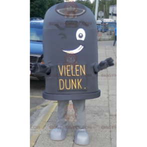 Blinkande svart bin BIGGYMONKEY™ maskotdräkt - BiggyMonkey