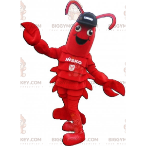 Lobster BIGGYMONKEY™ mascot costume. Giant Crawfish