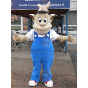 Troll BIGGYMONKEY™ maskotkostyme med vikinghjelm. Creature BIGGYMONKEY™ maskotkostyme - Menneskelige maskoter - BiggyMonkey.com