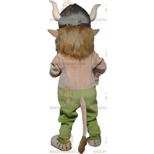 Στολή μασκότ Troll Leprechaun BIGGYMONKEY™ με κράνος Βίκινγκ - Ανθρώπινες Μασκότ - BIGGYMONKEY_07077 - BiggyMonkey.com
