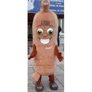 Costume da mascotte BIGGYMONKEY™ Salsiccia gigante. Costume da