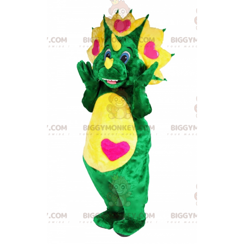 Fantasia de mascote BIGGYMONKEY™ de dinossauro Cortar L (175-180CM)