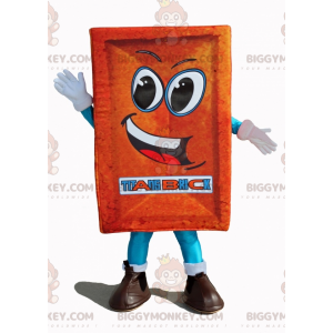 BIGGYMONKEY™ mascottekostuum met glimlach, gigantische rode