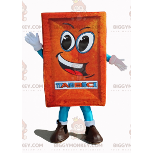 Costume de mascotte BIGGYMONKEY™ de brique rouge géante et