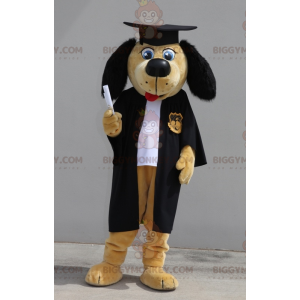 Utexaminerad hund BIGGYMONKEY™ maskotdräkt. Fresh Graduate BIGGYMONKEY™ maskotdräkt - Hundmaskot - BiggyMonkey.com